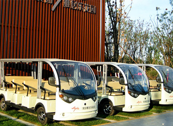 11座電動(dòng)封閉觀光車-接待車